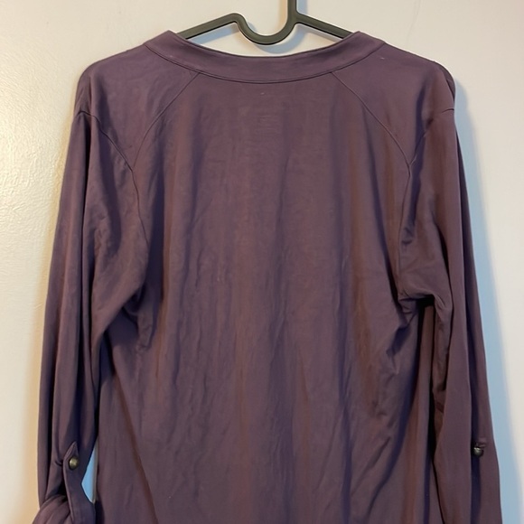Soft Surroundings Purple Long Sleeve Tunic Top size XS - Picture 11 of 15